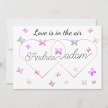 papillons volants modernes cœur