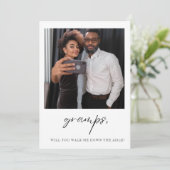 Invitation Papy, m'accompagneras-tu à l'autel Père  (Debout devant)