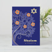 Invitation Pâque de l'arbre à fleurs du printemps | Seder de  (Debout devant)