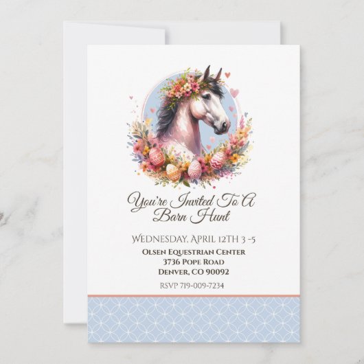 Invitation Pâques (Devant)