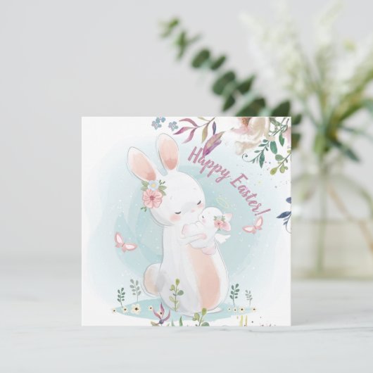 Invitation Pâques adorables (Debout devant)