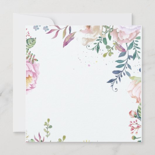 Invitation Pâques adorables (Dos)