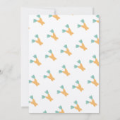 Invitation Pâques Carott Bund'Anniversaire Kraft (Dos)