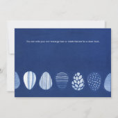 Invitation Pâques chic et simple (Dos)