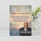 Invitation Pâques dimanche service Flyer (Debout devant)