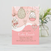 Invitation Pâques doux (Debout devant)