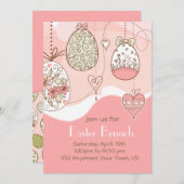 Invitation Pâques doux (Devant / Derrière)