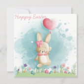 Invitation Pâques mignonnes (Devant)