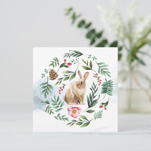 Invitation Pâques mignonnes (Debout devant)