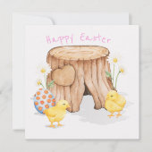 Invitation Pâques mignonnes (Devant)