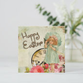 Invitation Pâques mignonnes (Debout devant)