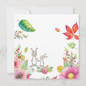 Invitation Pâques mignonnes (Dos)