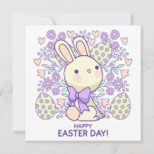 Invitation Pâques mignonnes (Devant)