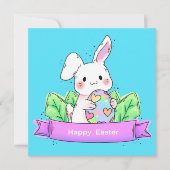 Invitation Pâques mignonnes (Devant)