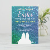 Invitation Pâques moderne (Debout devant)