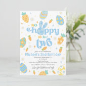 Invitation Pâques si espéré être deux garçons Anniversaire (Debout devant)