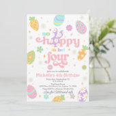 Invitation Pâques si espéré être quatre Anniversaire (Debout devant)