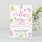 Invitation Pâques si espéré être un anniversaire (Debout devant)