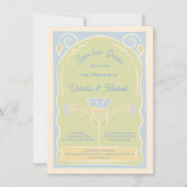 Invitation Paquet de graines de fleurs Mariage tiré à la main (Devant)