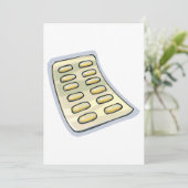 Invitation Paquet de pilules (Debout devant)