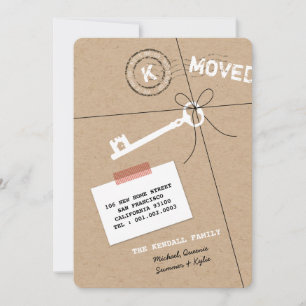 Invitation Paquet embouti de monogramme et partie de