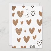 Invitation Par Animal Cub Boho Nous Pouvons Bearly Wait Baby  (Dos)