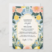 Invitation Par Arch Food Fun Fruit Lime Lemon Mariage (Devant)