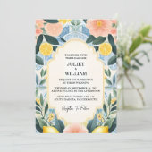 Invitation Par Arch Food Fun Fruit Lime Lemon Mariage (Debout devant)