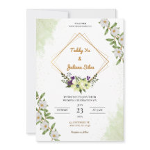 invitation par carte mariage, personnaliser
