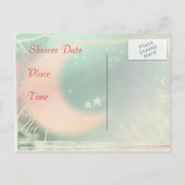 invitation par carte postale baby shower (Dos)