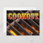 Invitation par carte postale de cuisine (Devant / Derrière)