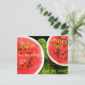 Invitation par carte postale de pique-nique (Debout devant)