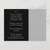 Invitation par carte postale - Maison hantée Hallo (Dos)