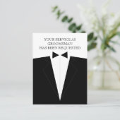 Invitation par carte pour témoin ou membre du cort (Debout devant)