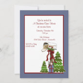 Invitation par courrier de vacances (Devant)