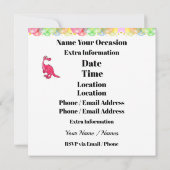 Invitation Par-delà le sommet (Dos)