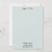Invitation Par Fancy Metal Glam brillant haut de gamme Mariag (Dos)