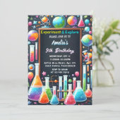 Invitation Par Fun Lab Kids Geek Nerd Mad Science 9e annivers (Debout devant)