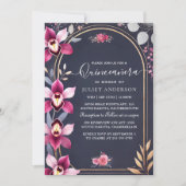 Invitation Par Glam Ball Gown Spark Dark Navy Blue Quinceaner (Devant)