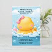 Invitation Par Jouet Pool Foam Bash Twin Rubber Duck Baby sho (Debout devant)