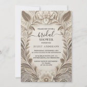 Invitation Par la Fête des mariées traditionnelle de renouvel (Devant)