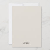 Invitation Par la Fête des mariées traditionnelle de renouvel (Dos)