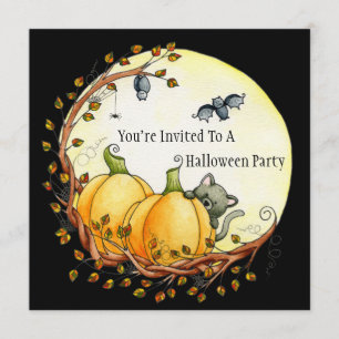 Invitation Par la lumière de l'invitation de lune