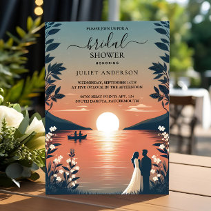 Invitation Par Lakeside Mountain Fun Nature Lake Fête des mar