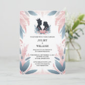 Invitation Par Long Tulle Regal Royal Glam Blush Pink Mariage (Debout devant)