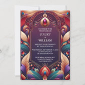 Invitation Par Rich Soft Turquoise Fall Gem Bold Jewel Tone M (Devant)