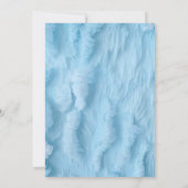 Invitation Par Soft Boho Bear Blue Cub Welcome Baby Boy Shoy (Dos)