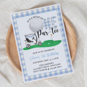 Invitation Par-Tee| Golf à thème Anniversaire | Trou en un | 