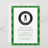 Invitation Par Tee Golfer Funny Humour Fête d'anniversaire po (Devant)