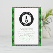 Invitation Par Tee Golfer Funny Humour Fête d'anniversaire po (Debout devant)